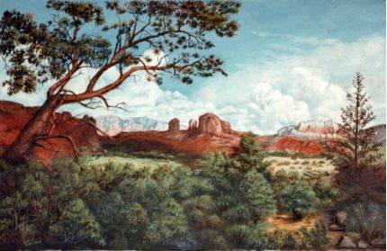 Storm Blowing In - An Oil Painting by Grace Leonard